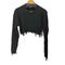 ザラ ZARA RIPPED CROPPED KNIT SWEATER レディース import:XS
