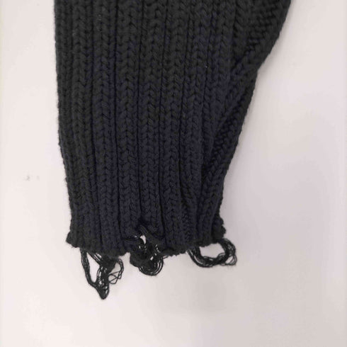 ザラ ZARA RIPPED CROPPED KNIT SWEATER レディース import:XS