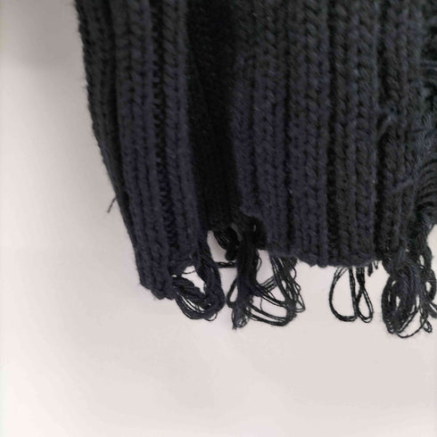 ザラ ZARA RIPPED CROPPED KNIT SWEATER レディース import:XS