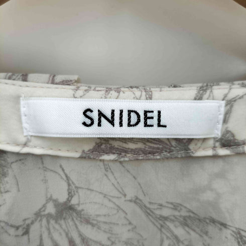 スナイデル snidel 22AW フリル プリーツ プリント ワンピース レディース JPN:0