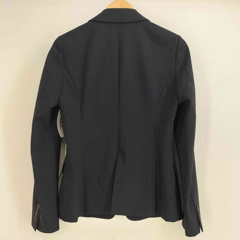 ユナイテッドアローズ UNITED ARROWS ウールギャバ シャドーストライプ 1Bテーラードジャケット レディース 36