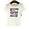 ロデオクラウンズ RODEO CROWNS プリントボートネックTシャツ レディース 1