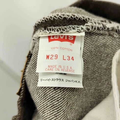 リーバイス Levis 90S USA製 552刻印 サンアンジェロ工場 先染め 501 ボタンフライ デニム ミントコンディション メンズ W29 L34