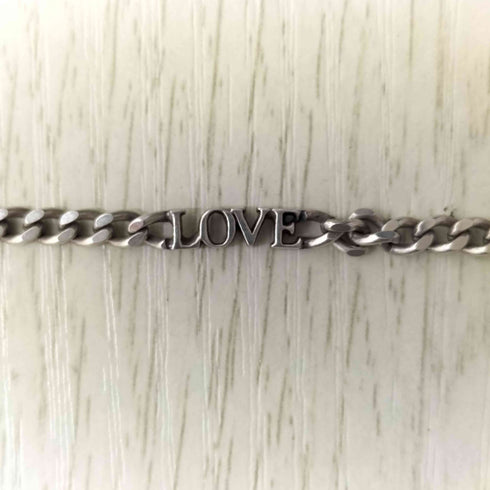 イーエム e.m. SILVER LOVE チェーン ネックレス レディース