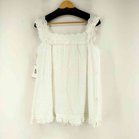 ビームスボーイ BEAMS BOY カットワークノースリーブブラウス レディース ONE SIZE