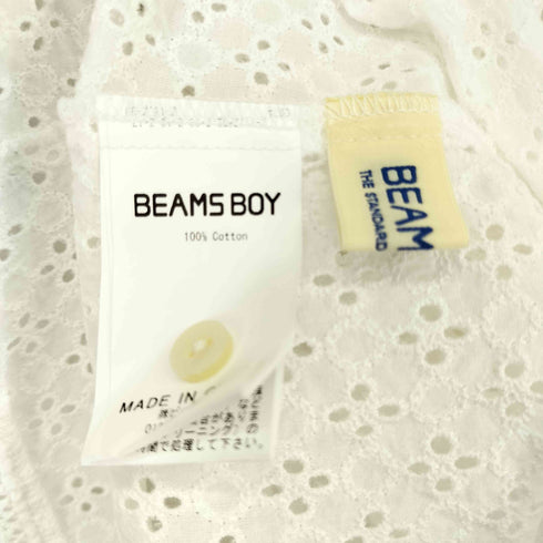ビームスボーイ BEAMS BOY カットワークノースリーブブラウス レディース ONE SIZE