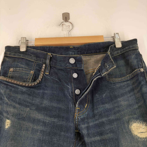 ヒステリックグラマー HYSTERIC GLAMOUR RW CLASH加工 デニム ストレートPT パンツ メンズ 32