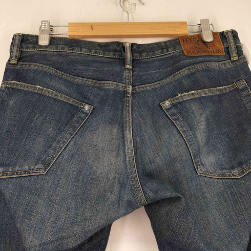 ヒステリックグラマー HYSTERIC GLAMOUR RW CLASH加工 デニム ストレートPT パンツ メンズ 32