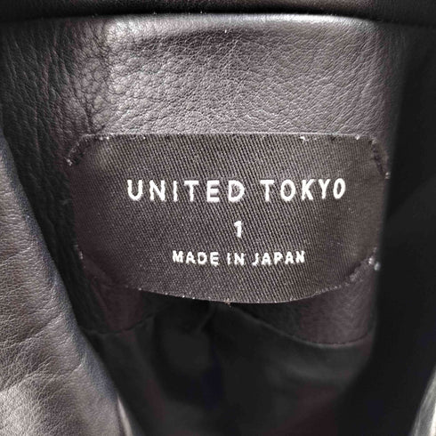 ユナイテッドトウキョウ UNITED TOKYO ダブルライダースジャケット レザー レディース JPN:1