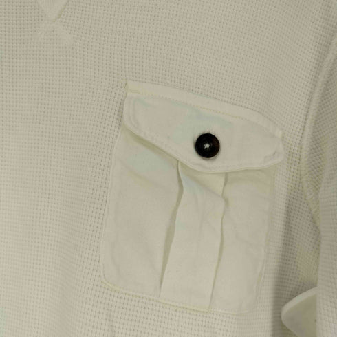 ポロバイラルフローレン Polo by RALPH LAUREN 前V ポケット サーマル ロングスリーブTシャツ メンズ import:XS