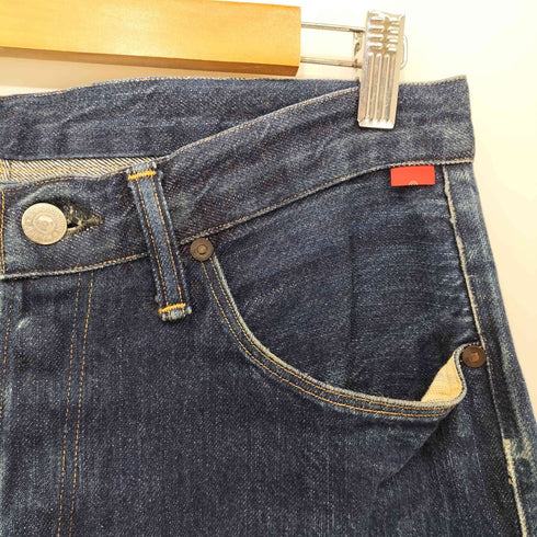 アナクロノーム Anachronorm シンチバック ボタンフライ デニム パンツ メンズ 32