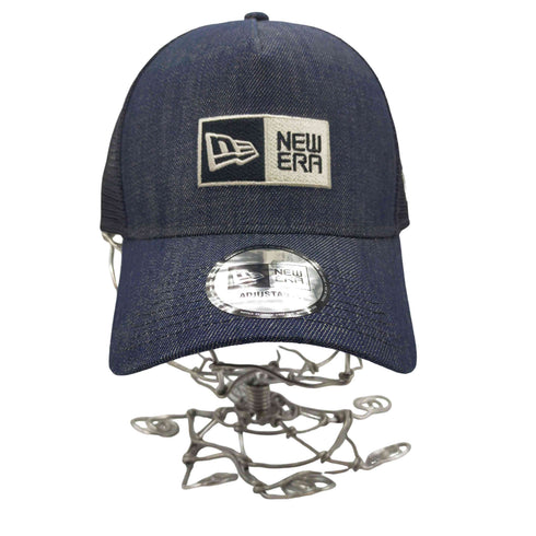 ニューエラ NEW ERA 9FORTY A-Frame トラッカー ボックスロゴ デニム メッシュキャップ メンズ