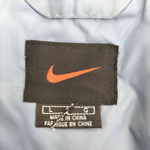 ナイキ NIKE 90S 黒タグ スウッシュロゴ刺繍 ナイロン アノラック パーカー メンズ import:L