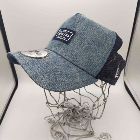ニューエラ NEW ERA 9FORTY A-Frame トラッカー Denim ウーブンパッチ ウォッシュドデニム メッシュキャップ メンズ