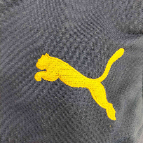 プーマ PUMA ロゴ刺繍 サイドライン 裾ボタン トラックパンツ メンズ
