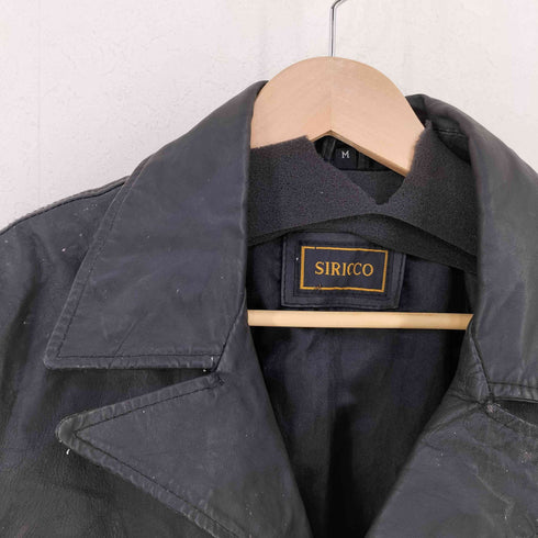SIRICCO レザーハーフコート メンズ import:M