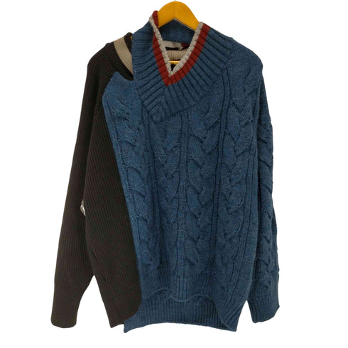カラー kolor 21AW CRAZY PATTERN KNIT メンズ JPN:1