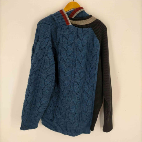 カラー kolor 21AW CRAZY PATTERN KNIT メンズ JPN:1