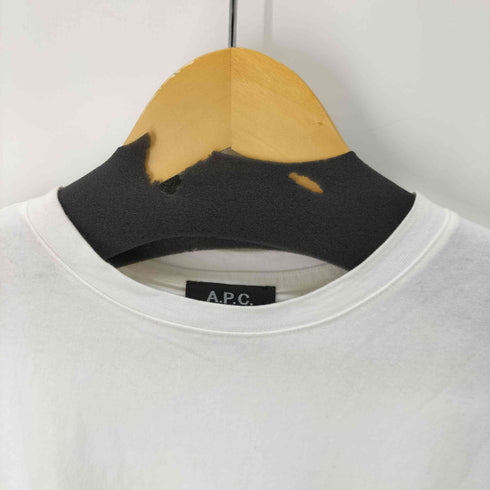アーペーセー A.P.C. S/S フロントロゴ刺繍クルーネックTシャツ メンズ import:S