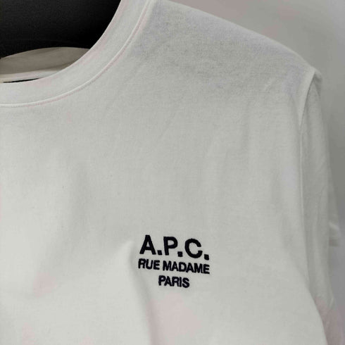 アーペーセー A.P.C. S/S フロントロゴ刺繍クルーネックTシャツ メンズ import:S