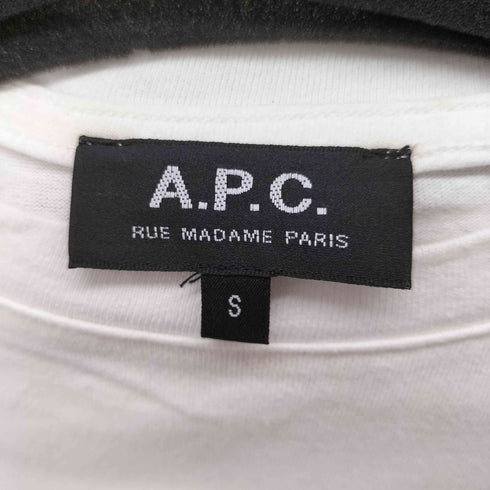 アーペーセー A.P.C. S/S フロントロゴ刺繍クルーネックTシャツ メンズ import:S