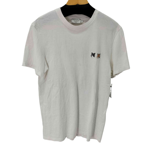メゾンキツネ MAISON KITSUNE S/S DOUBLE FOX HEAD メンズ import:M