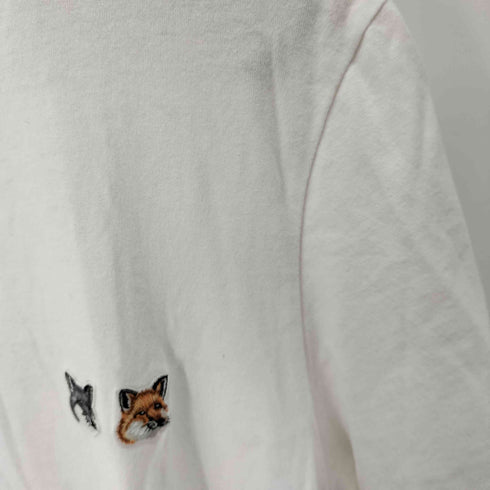 メゾンキツネ MAISON KITSUNE S/S DOUBLE FOX HEAD メンズ import:M
