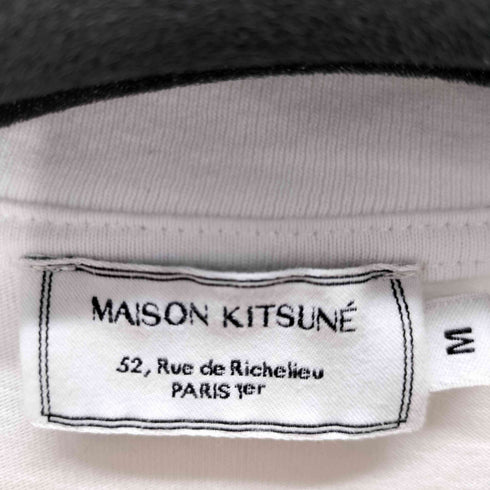 メゾンキツネ MAISON KITSUNE S/S DOUBLE FOX HEAD メンズ import:M