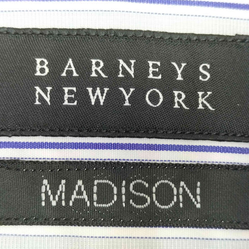バーニーズニューヨーク BARNEYS NEWYORK MADISON ストライプ ドレスシャツ メンズ 38