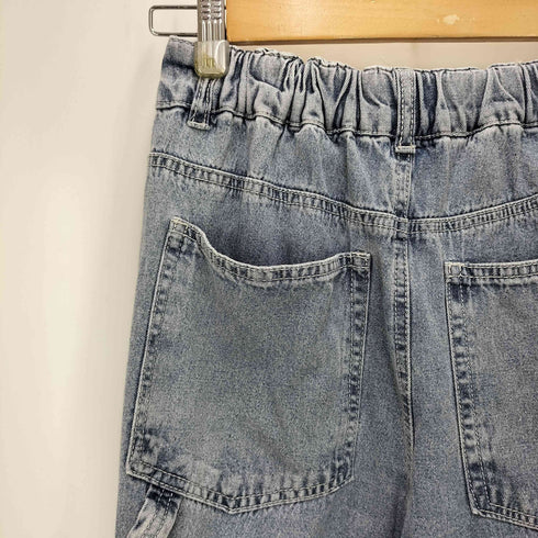 WORKS 破れ加工 ワイドペインターパンツ レディース