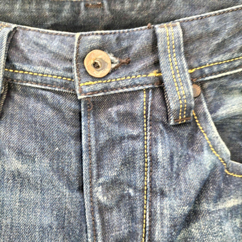 ディーゼル DIESEL ダメージストレートデニムパンツ y2k メンズ 29/30