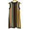 ミッソーニ MISSONI 総柄 ノースリーブ ニットワンピース レディース import:XS