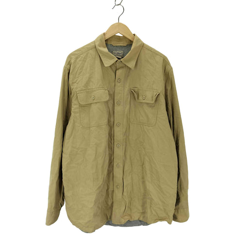 エルエルビーン L.L.Bean 裏地スウェット ワークシャツ メンズ JPN:L