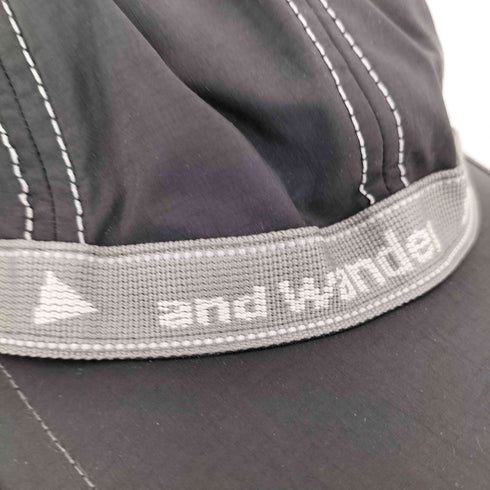 アンドワンダー and wander JQ TAPE CAP メンズ