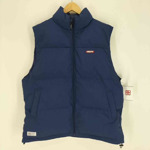 ヴィジョンストリートウェア VISION STREET WEAR ロゴ 刺繍 スタンドネック 中綿 ベスト メンズ import:M