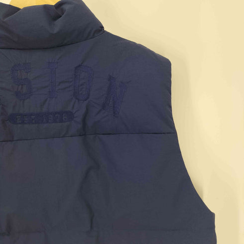 ヴィジョンストリートウェア VISION STREET WEAR ロゴ 刺繍 スタンドネック 中綿 ベスト メンズ import:M