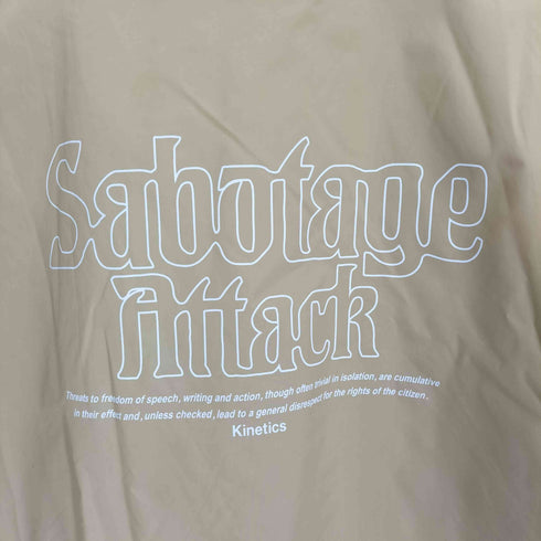 キネティックス kinetics SA COACH JACKET ロゴ プリント コーチ ジャケット メンズ