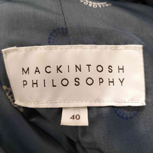 マッキントッシュフィロソフィー MACKINTOSH PHILOSOPHY キルティングライナー付きステンカラーコート メンズ 40