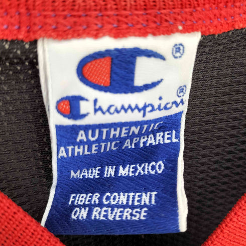 チャンピオン Champion 90-00S AUTHENTIC ATHLETIC APPAREL メキシコ製 目付き 刺繍 バスケットボール プレイヤー ユニフォーム ゲーム シャツ メンズ US:44