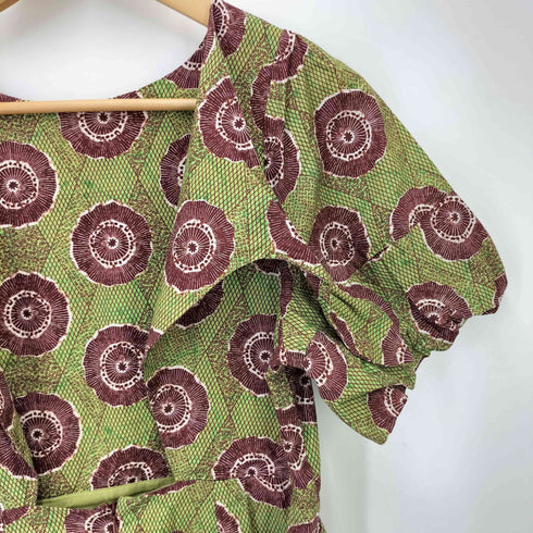 ローズバッド ROSE BUD ボリューム S/S ロングワンピース レディース FREE