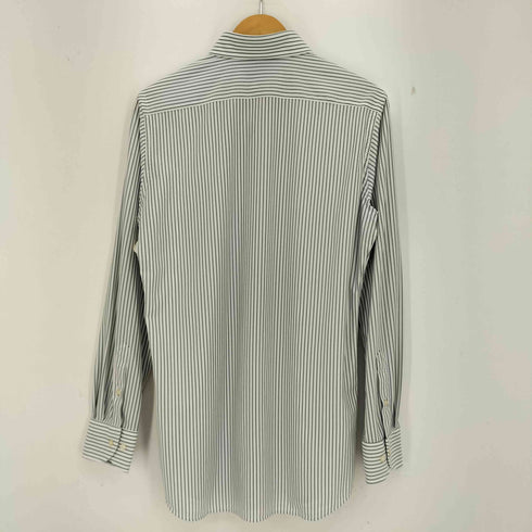 ユナイテッドアローズグリーンレーベルリラクシング UNITED ARROWS green label relaxing SLIM FIT ストライプ ボタンダウンシャツ メンズ JPN:L