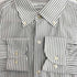 ユナイテッドアローズグリーンレーベルリラクシング UNITED ARROWS green label relaxing SLIM FIT ストライプ ボタンダウンシャツ メンズ JPN:L
