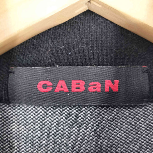 キャバン CABaN コットンカシミヤスムース フラワージャガードニットコート メンズ FREE
