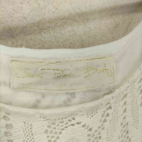 JENS PIRATE BOOTY MADE IN FRANCE バックスリットレースノースリーブワンピース レディース XS