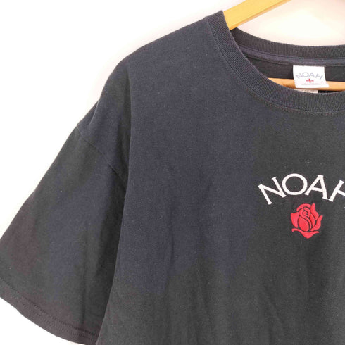 ノア NOAH Rose Core Logo Tee ロゴ刺繍 クルーネックTシャツ メンズ import:XL
