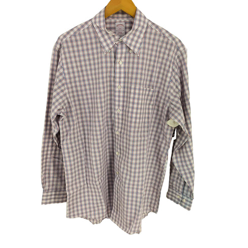 ブルックスブラザーズ BROOKS BROTHERS 346 THA ORIGNAAL POLO SHIRT チェック柄BDシャツ メンズ 16-4/5