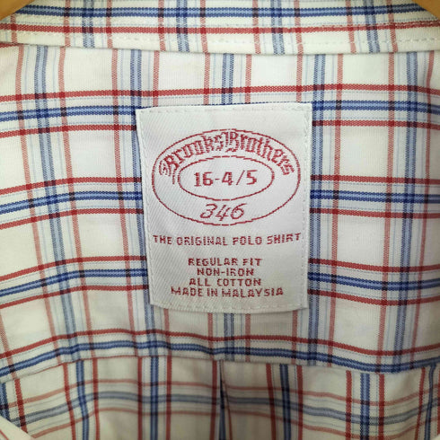 ブルックスブラザーズ BROOKS BROTHERS 346 THA ORIGNAAL POLO SHIRT チェック柄BDシャツ メンズ 16-4/5
