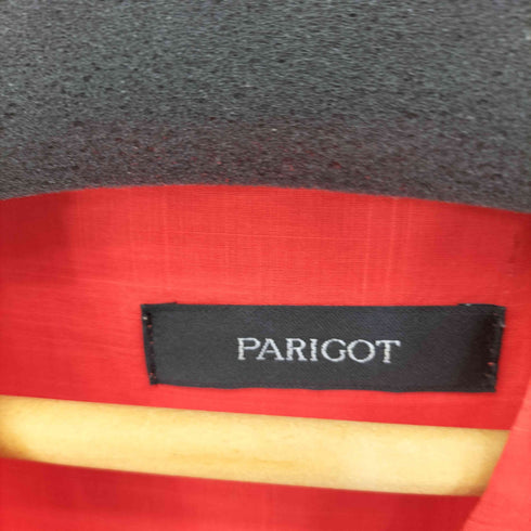 PARIGOT コットン ノーカラーシャツ ワンピース レディース FREE