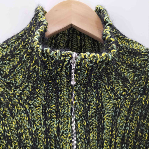 ビューティフルピープル beautiful people poliester cord wool rib zip cardigan ドライバーズニット メンズ 38