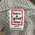 ハブアグッドタイム HAVE A GOOD TIME メッシュ リバーシブル クルーネックTシャツ メンズ JPN:M